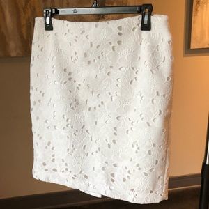 Banana Republic White Skirt!
